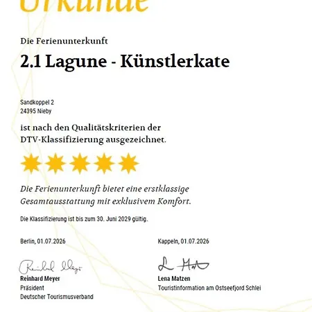 Vakantiehuis Reetdorf Geltinger Birk Kuenstlerkate Lagune